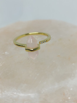 Bague Quartz Rose