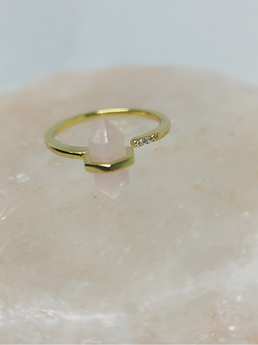 Bague Quartz Rose Bague Quartz Rose