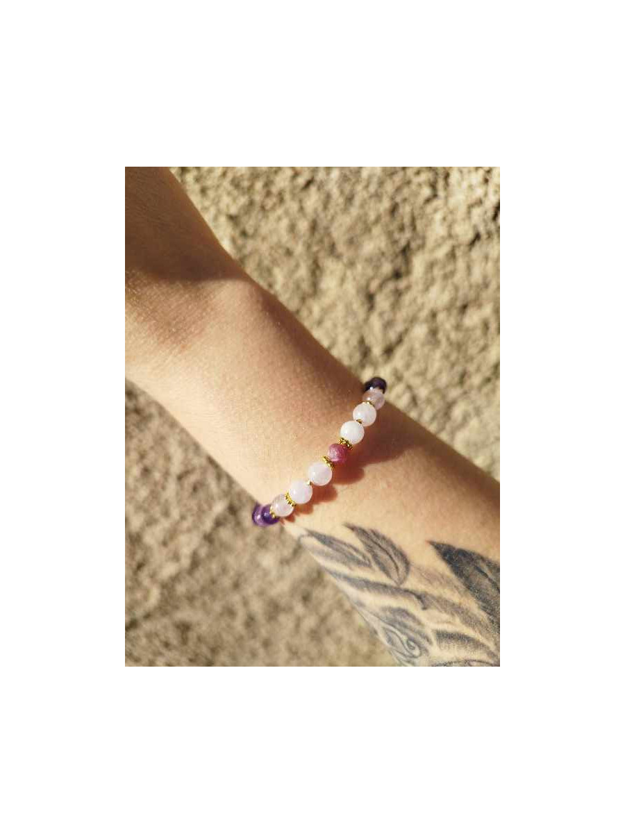 Bracelet Gaia Mala Améthyste Naturelle