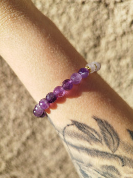 Bracelet Gaia Mala Améthyste Naturelle
