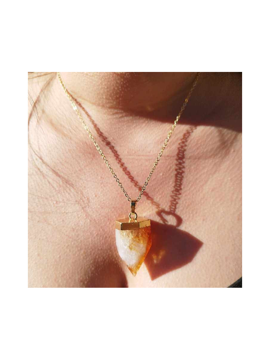 Pendentif Citrine